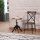 Industriële X Cross Back Metal Dining Chair